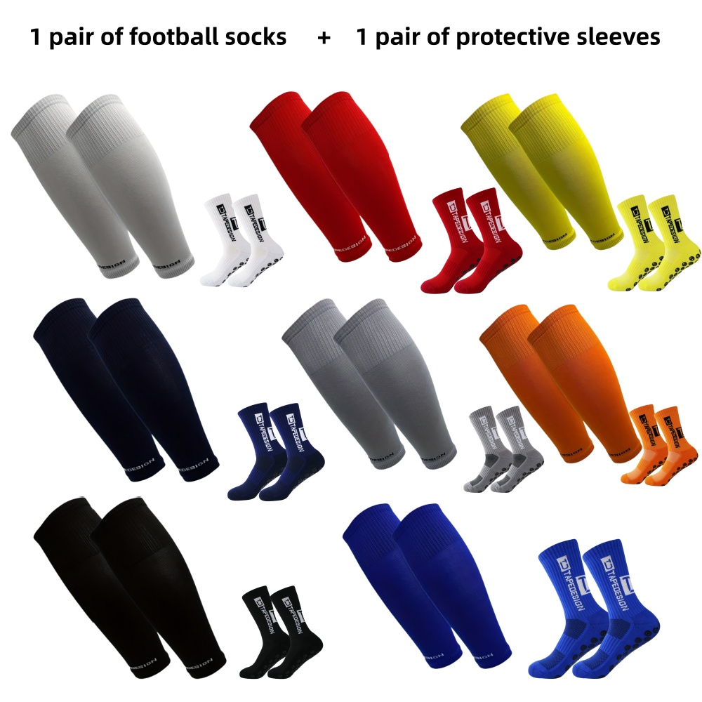 Compression Sleeve Calf - 1 Paar Fußballsocken + 1 Paar