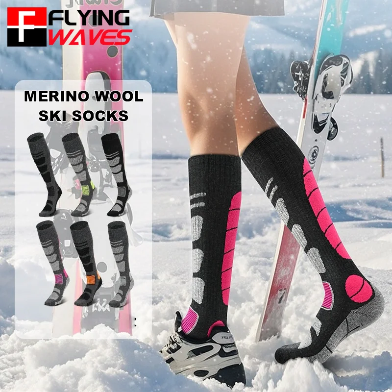 Thermal Sock Winter - 1 Paar Skisocken aus Merinowolle für