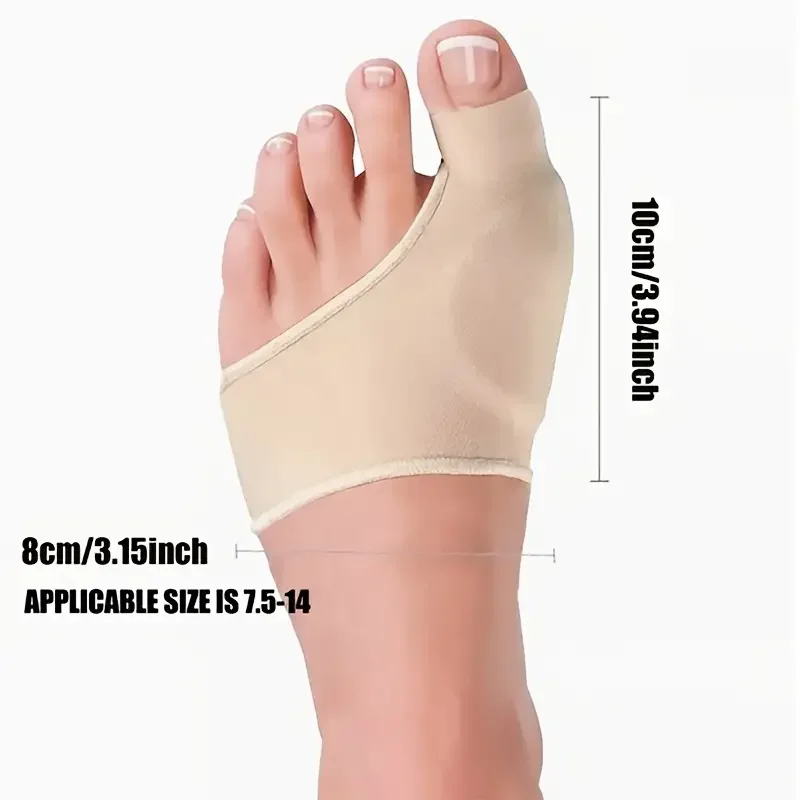 Ankle Brace Sock - Silikon-Zehentrenner-Socken - Verstellbare Hallux-Valgus-Schiene mit Ballenkorrektur