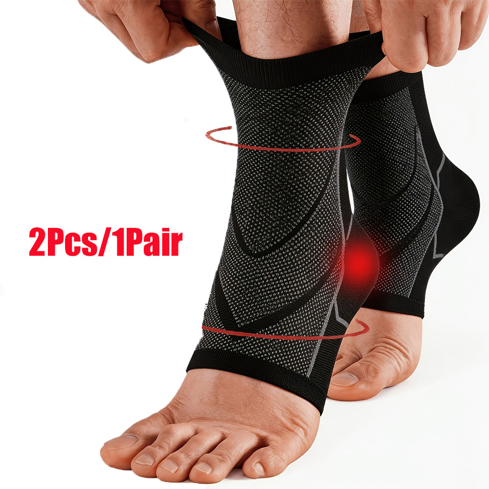 Ankle Brace Sock - 2 Stück Knöchelbandage für Männer und