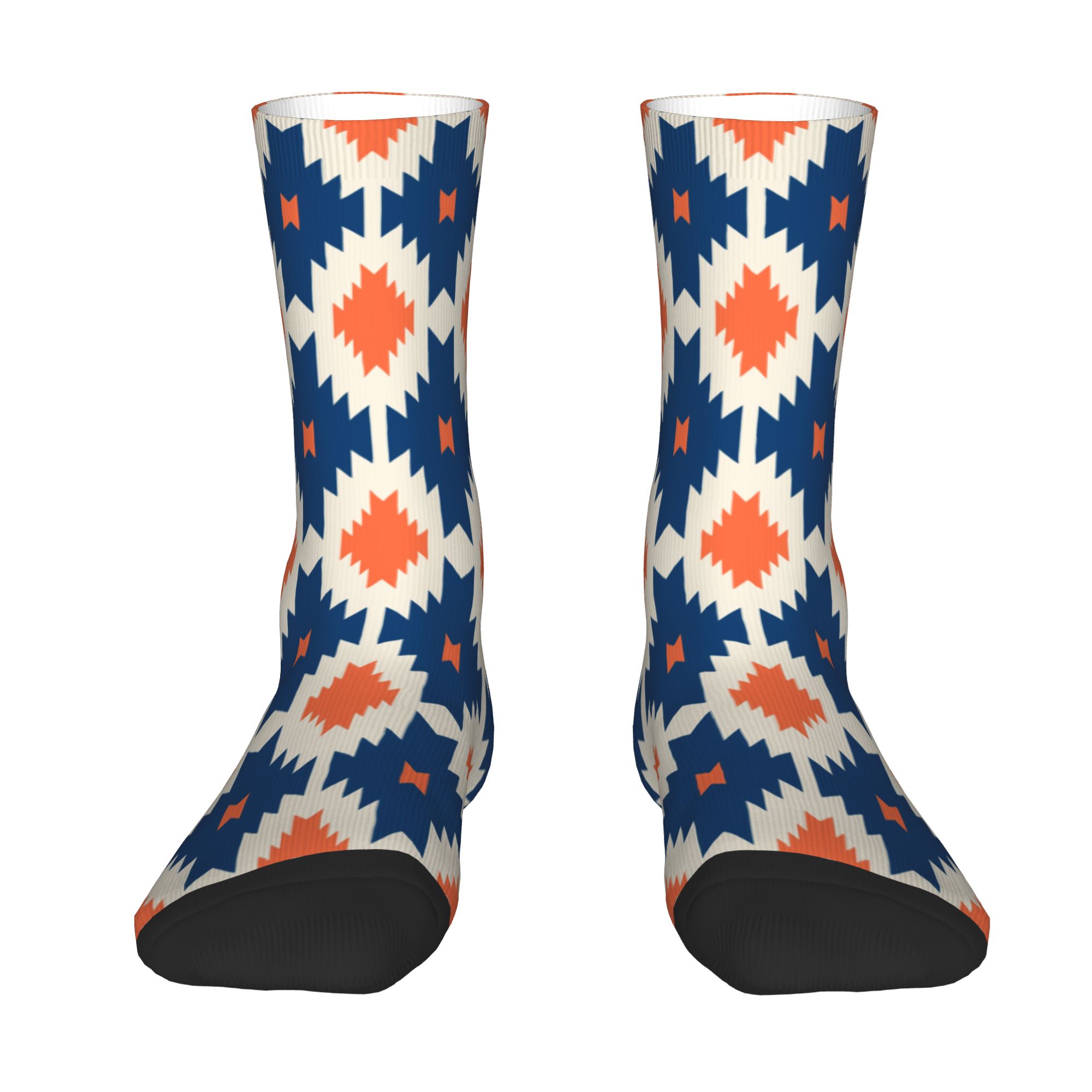 Dress Sock Men - Maßgefertigte Bunte Azteken Südwestliche Navajo-Muster Herren