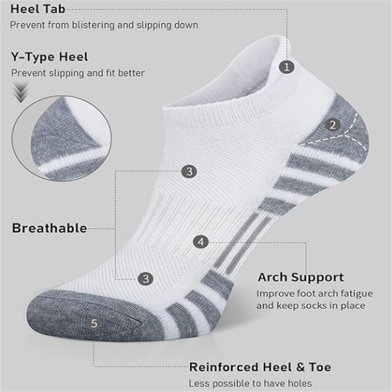 Unisex gepolsterte, atmungsakt – Ankle Sock Low Cut Bewertung und Preis