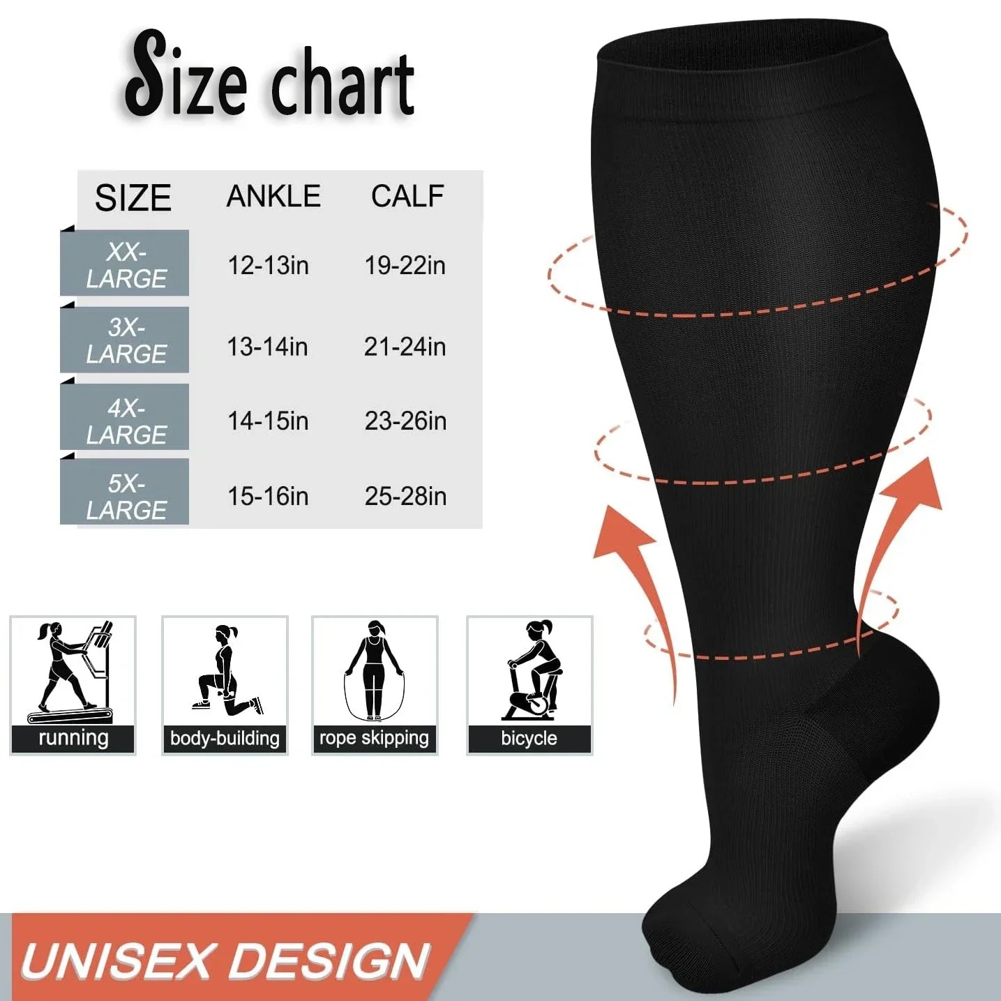 Übergrößen-Kompressionsstrümpf – Compression Sleeve Calf Bewertung und Preis